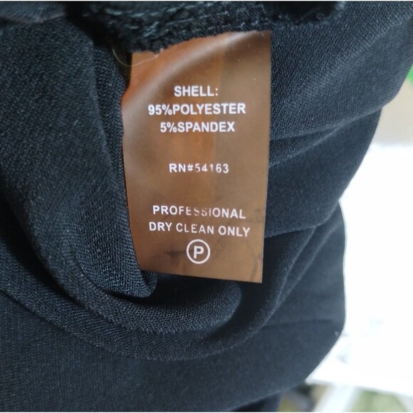 Calvin Klein Dress Women's 14 Sleeveless Sheath Black Stretch Knit Modest Shift - Picture 6 of 8